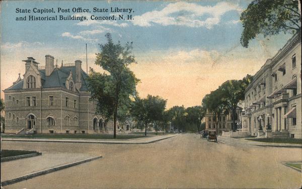 State Capitol, Post Office, State Library, and Historical Buildings Concord New Hampshire