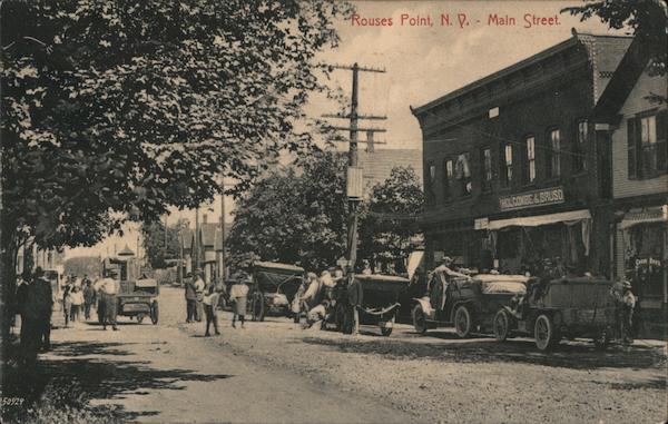 Main Street Rouses Point New York