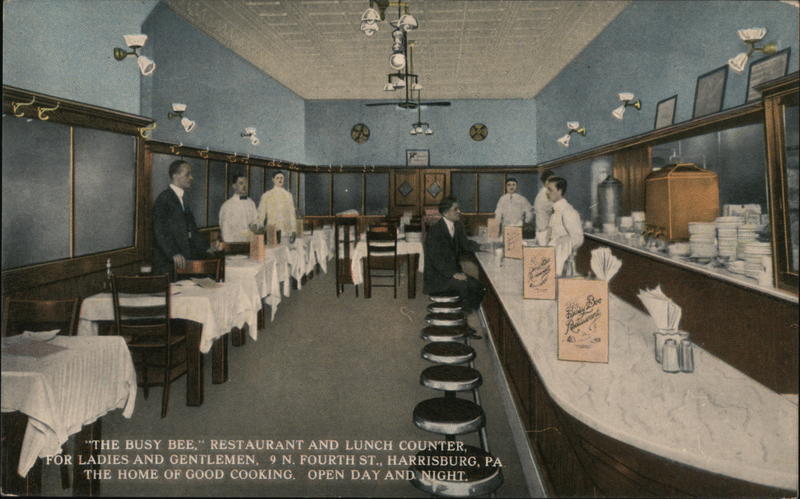 The Busy Bee Restaurant and Lunch Counter Harrisburg Pennsylvania