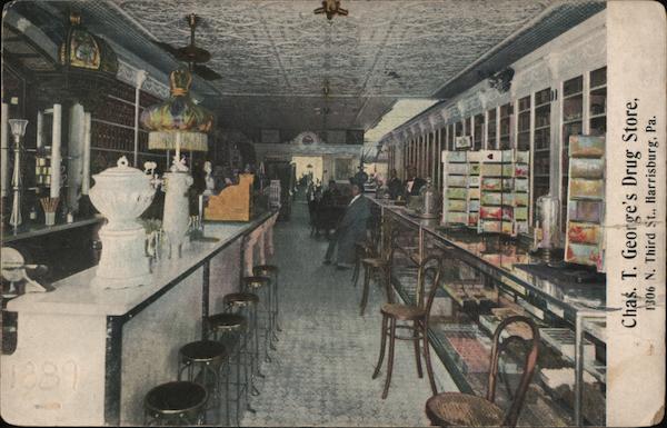 Chas. T. George's Drug Store Harrisburg Pennsylvania