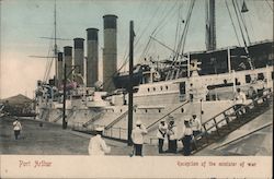 Reception of the Minister of War Postcard