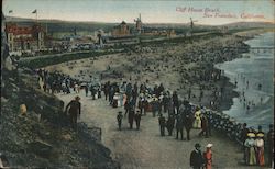 Cliff House Beach San Francisco, CA Postcard Postcard Postcard