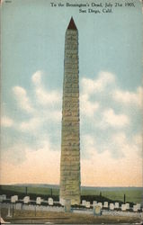 To the Bennington's Dead, July 21st 1905 Postcard
