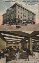 St. Francis Hotel St. Joseph, MO Postcard Postcard Postcard