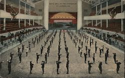 Boys Drill at The Auditorium Postcard