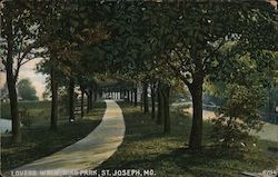 Lovers Walk Ring Park St. Joseph, MO Postcard Postcard Postcard
