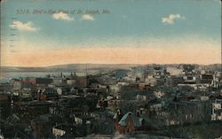 Bird's Eye View of St. Joseph, Mo. Postcard