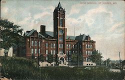 High School St. Joseph, MO Postcard Postcard Postcard