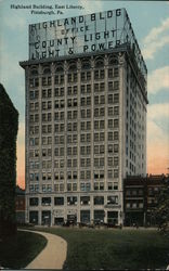 Highland Building East Liberty Postcard