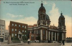 St. Mary's Immaculate Heart Polish Church and Parish Postcard