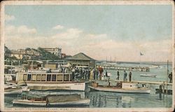 Where the Fisherman Land Postcard