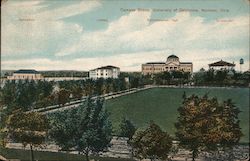 Campus Scene, University of Oklahoma Norman, OK Postcard Postcard Postcard