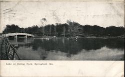 Lake at Dolling Park Postcard