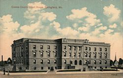 Greene County Court House Postcard