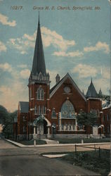 Grace M.E. Church Springfield, MO Postcard Postcard Postcard