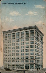 Landers Building Postcard