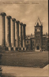 The Columns, University of Missouri Columbia, MO Postcard Postcard Postcard