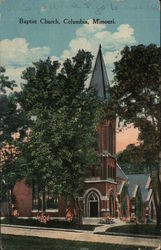 Baptist Church Columbia, MO Postcard Postcard Postcard