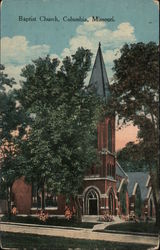 Baptist Church Columbia, MO Postcard Postcard Postcard