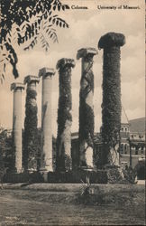 Columns, University of Missouri Postcard