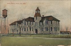 Public School, Ponca City, Okla. Postcard