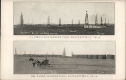 Oil Field, The Webber Pool Bartlesville, OK Postcard Postcard Postcard