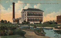 Pumping Station, Water Works, Bissell's Point St. Louis, MO Postcard Postcard Postcard