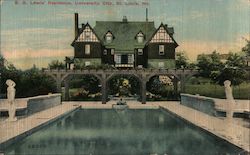 E. G. Lewis' Residene, University City Postcard