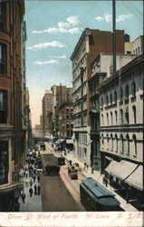 Olive St. West of Fourth Postcard