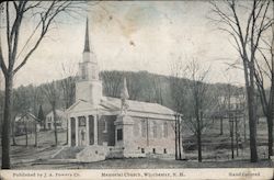 Memorial Church Winchester, NH Postcard Postcard Postcard