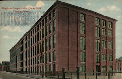 Bigelow Carpet Co's New Mill Postcard