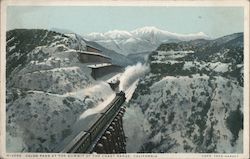 Cajon Pass at the Summit of the Coast Range Postcard