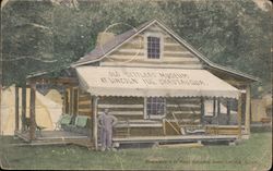 Old Settlers Museum At Lincoln ILL. Chautugua Postcard