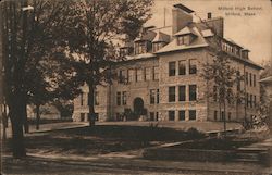 Milford High School Massachusetts Postcard Postcard Postcard