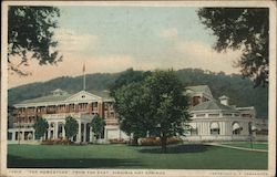 "The Homestead" from the east Hot Springs, VA Postcard Postcard Postcard