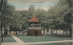 Band Stand and Common Foxboro, MA Postcard Postcard Postcard