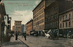 Wellington Hotel & State Street Postcard