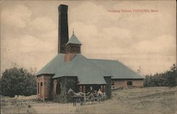 Pumping Station Foxboro, MA Postcard Postcard Postcard