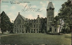 Polytechnic Institute, Boyston Hall Worcester, MA Postcard Postcard Postcard