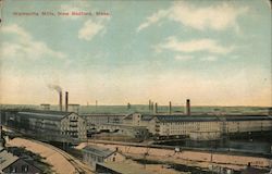 Wamsutta Mills New Bedford, MA Postcard Postcard Postcard