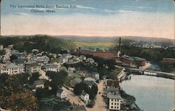 The Lancaster Mills from Burdett Hill Clinton, MA Postcard Postcard Postcard