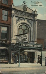 Franklin Square Theatre Worcester, MA Postcard Postcard Postcard