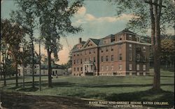 Rand Hall and Cheney House , Bates College lewiston, ME Postcard Postcard Postcard