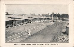 Medical Detachment Base Hospital Spartanburg, SC Postcard Postcard Postcard