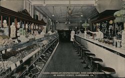 Greek-American Confectionery, Fine Confectioners Postcard