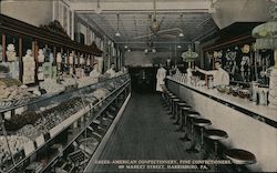 Greek-American Confectionery, Fine Confectioners Harrisburg, PA Postcard Postcard Postcard