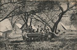 Camp Life of U.S. Boys at the Hot Wells Ground Postcard