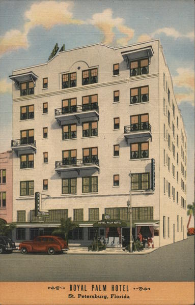Royal Palm Hotel St. Petersburg Florida