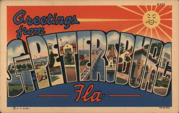 Greetings From St. Petersburg, Fla Florida