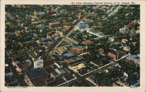 A View Showing Central Secion St. Joseph Missouri
